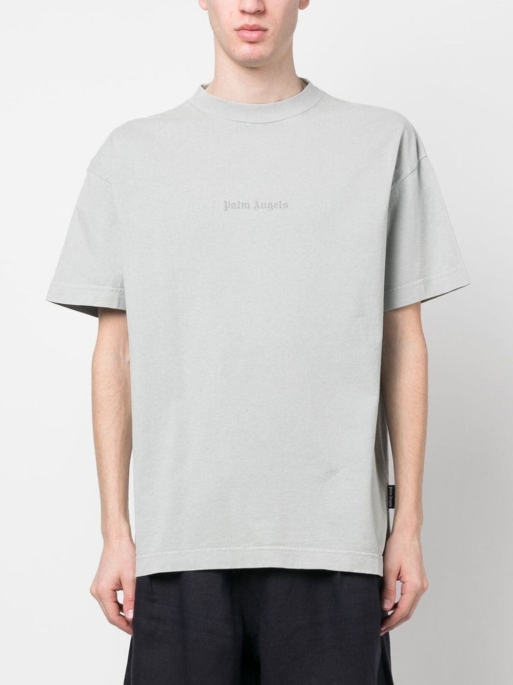 reverse logo-print T-shirt - 3
