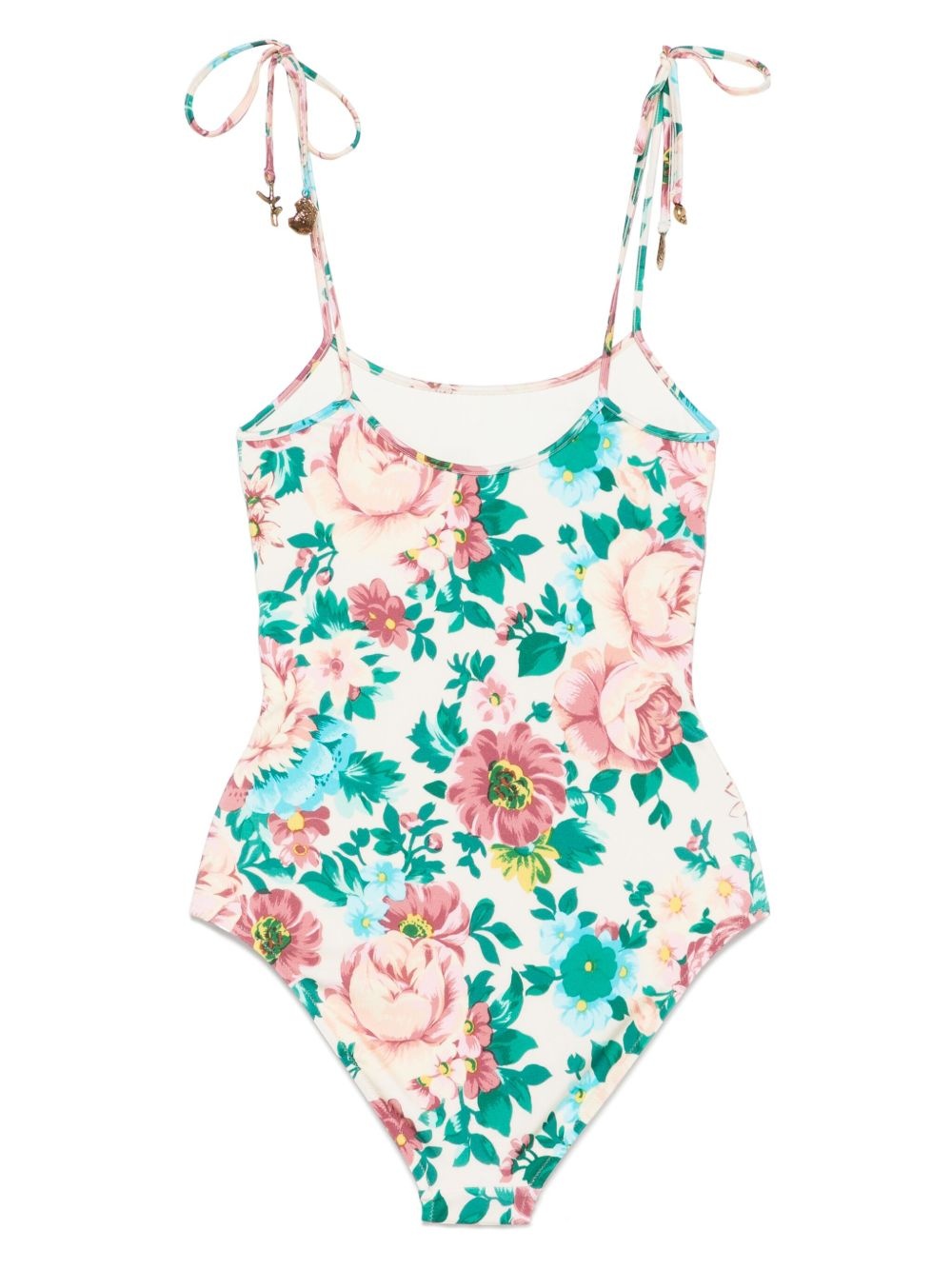 knotted-strap swimsuit - 2