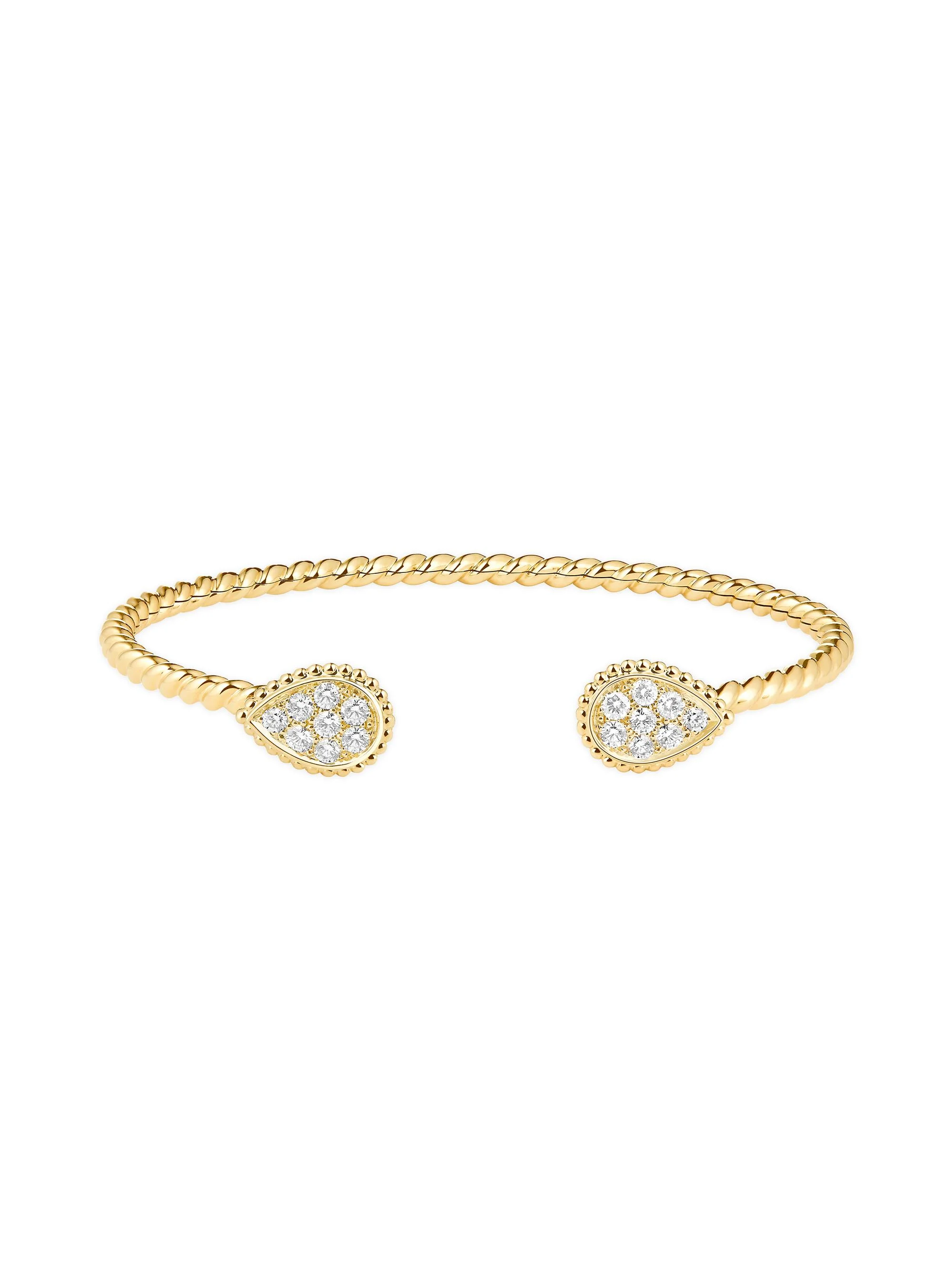 Women's Serpent Bohème 18K Yellow Gold & 0.64 TCW Diamond Cuff - 1