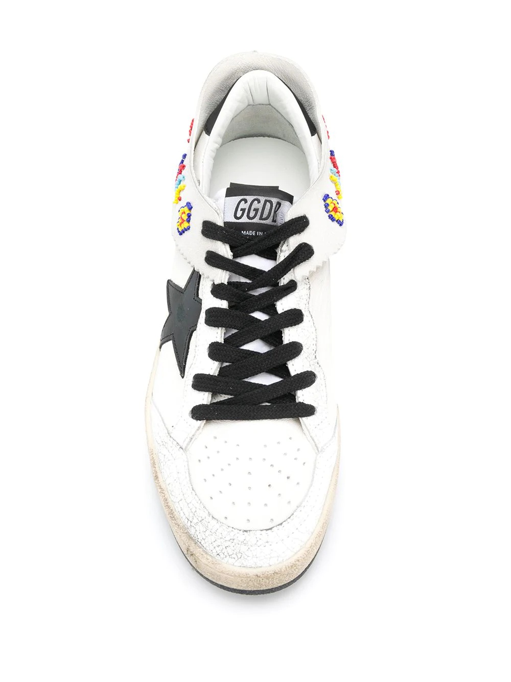 beadwork low-top sneakers - 4