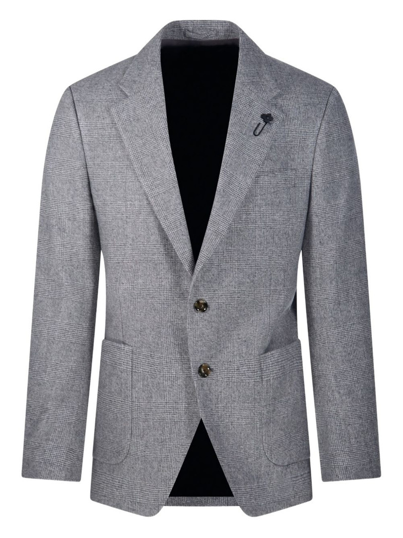 checked blazer 1
