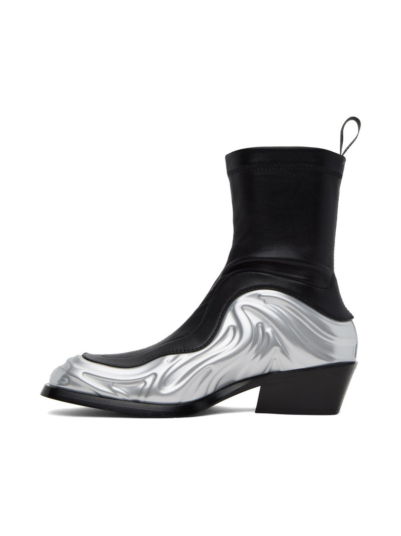 Solare leather sock boots 3