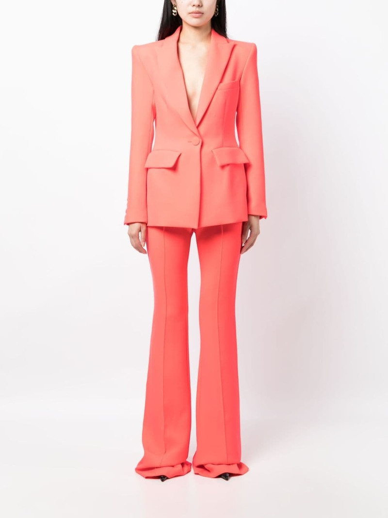 ALEX PERRY high-waisted flared trousers outlook