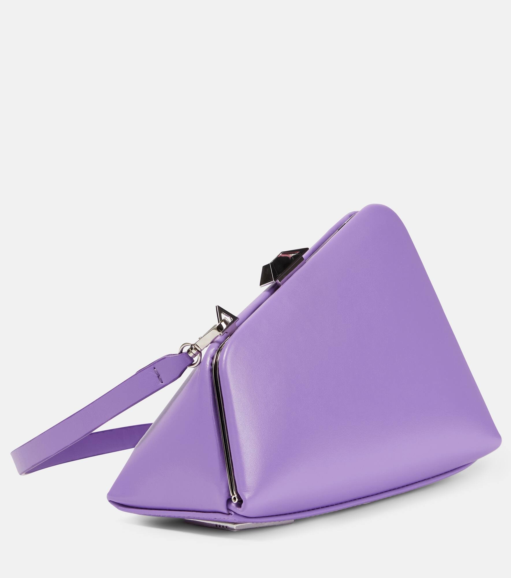 Midnight Mini embellished leather clutch - 4