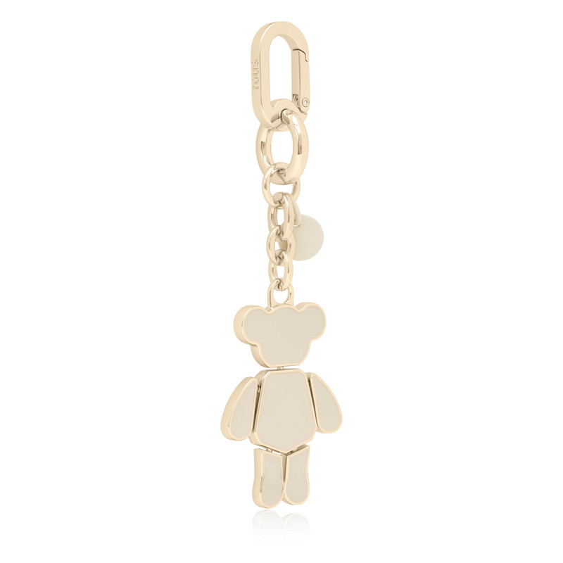 TOUS Beige and gold-colored Key Ring TOUS Puppet Bear outlook