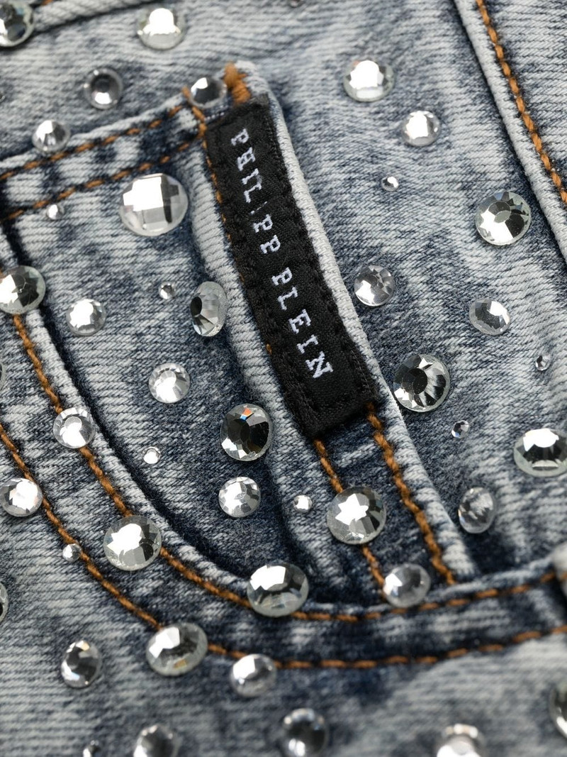 rhinestone-embellished skinny jeans 3