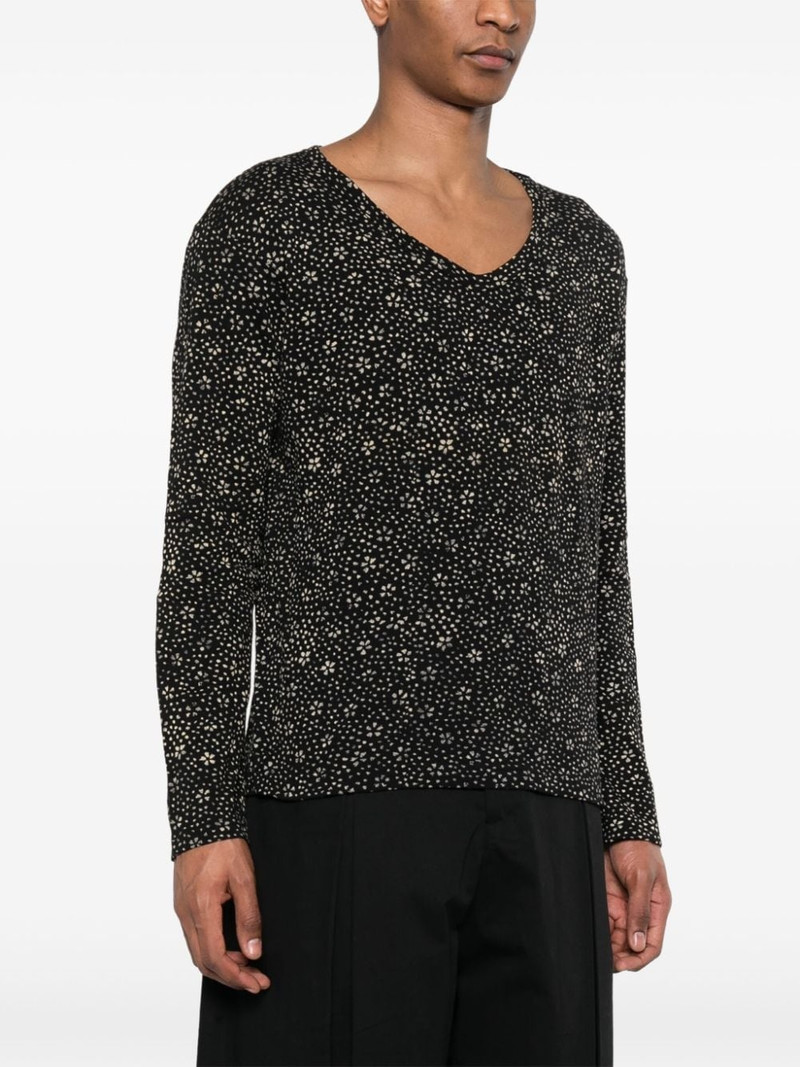 abstract-print T-shirt 3
