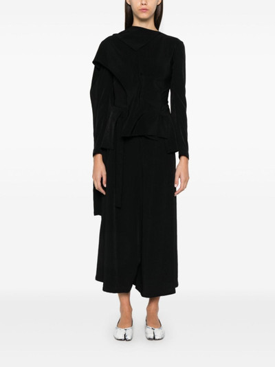 Yohji Yamamoto draped jacket outlook