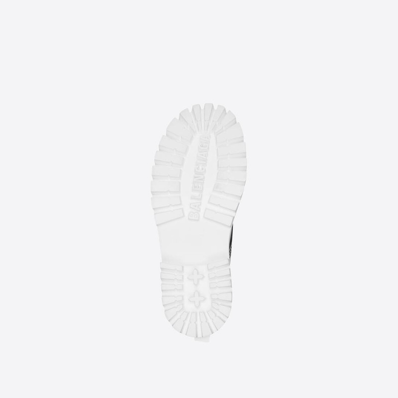 BALENCIAGA Women's Strike 20mm Bootie in Black/white outlook