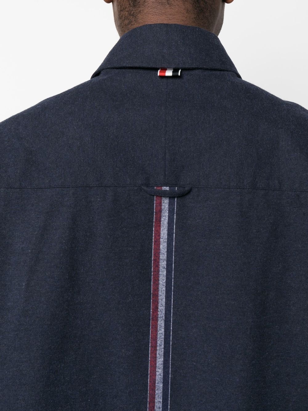 logo-patch detail shirt - 5