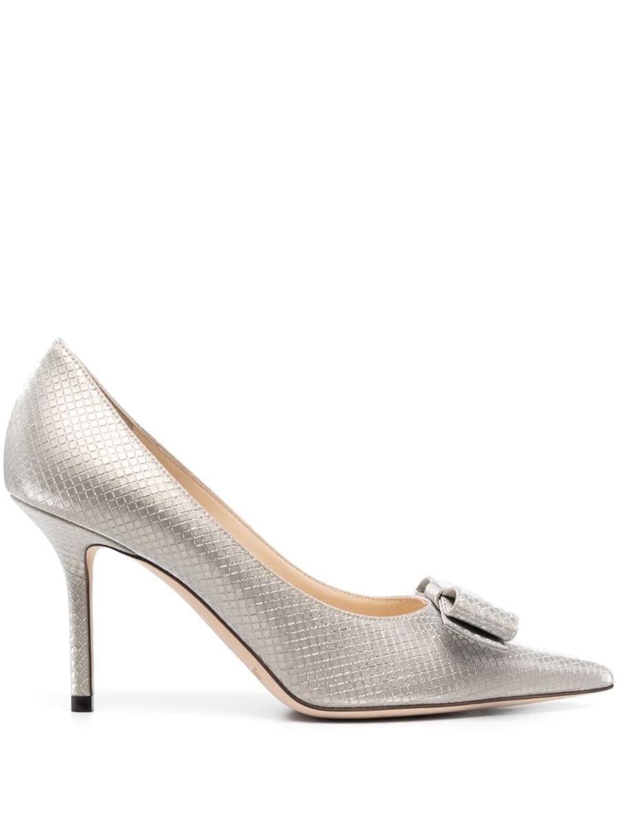 JIMMY CHOO LOVE/BOW 85 LEATHER PUMPS - 1