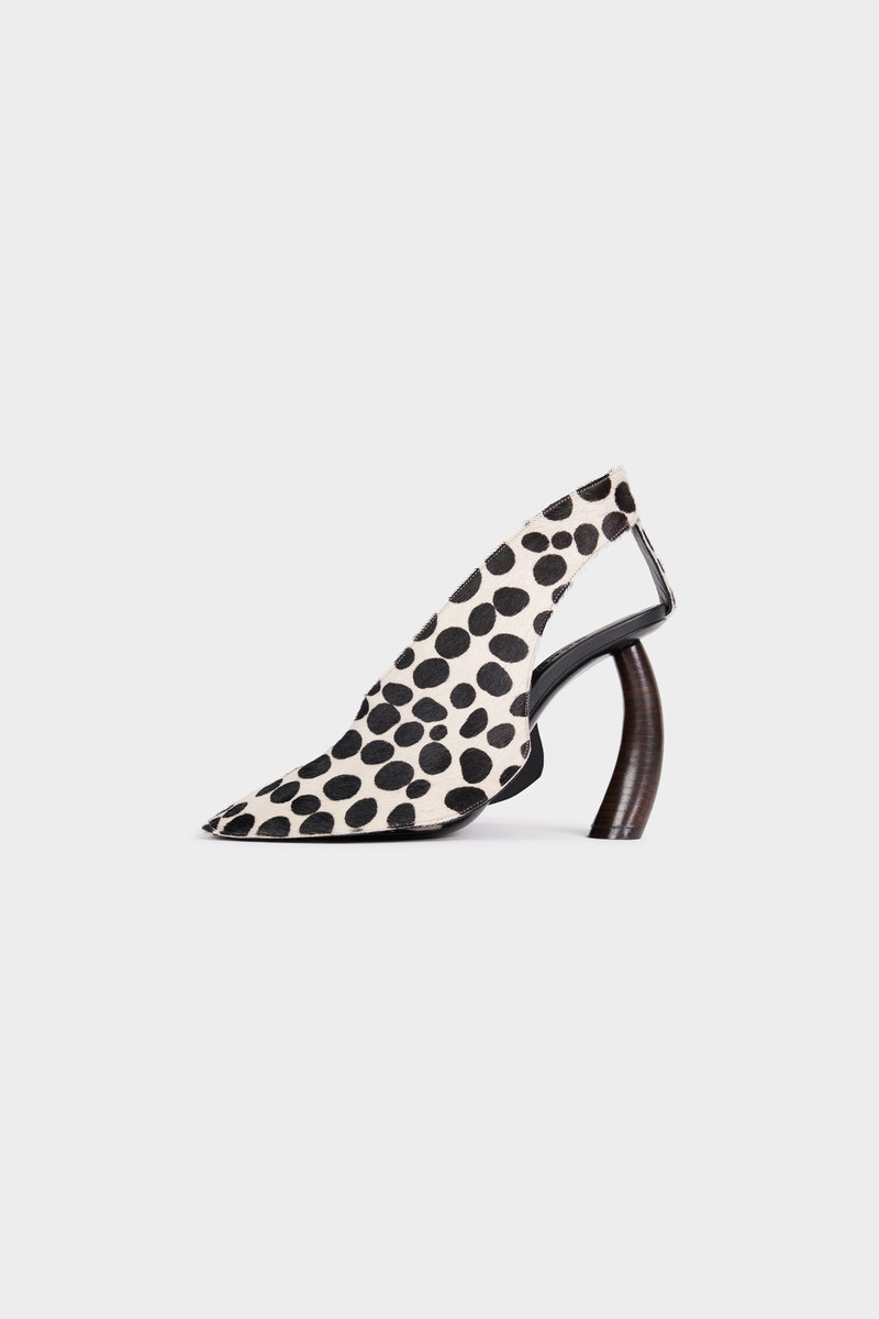 LAUREN SANDAL DALMATIAN PRINT 1