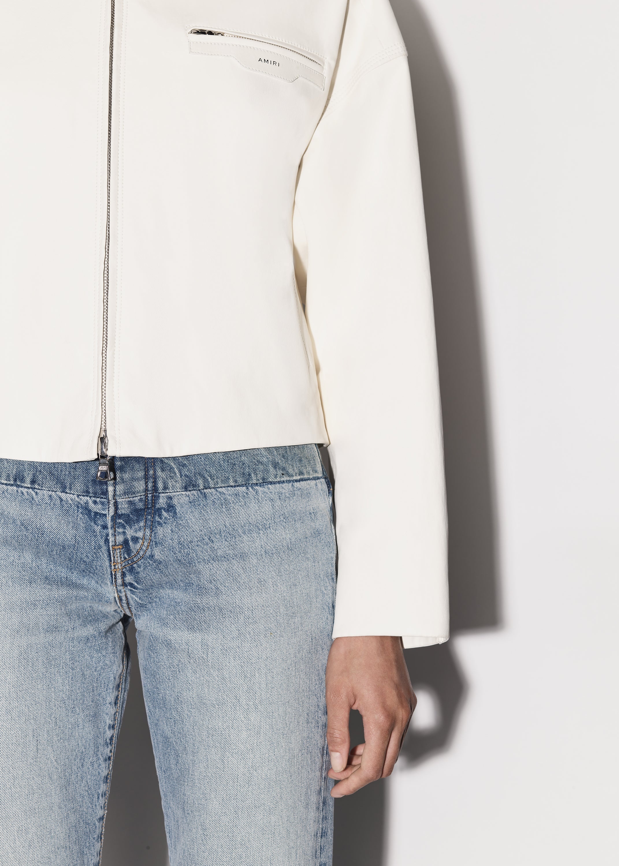 LEATHER WORKMAN ZIP JACKET - 8