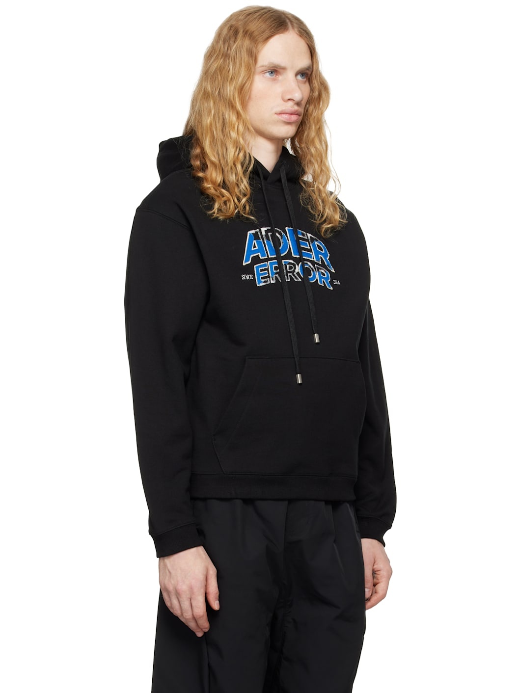 Black Distressed Logo Hoodie - 2