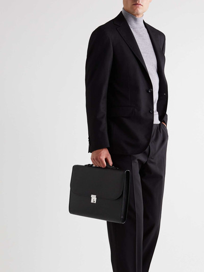 Valextra Pebble-Grain Leather Briefcase outlook