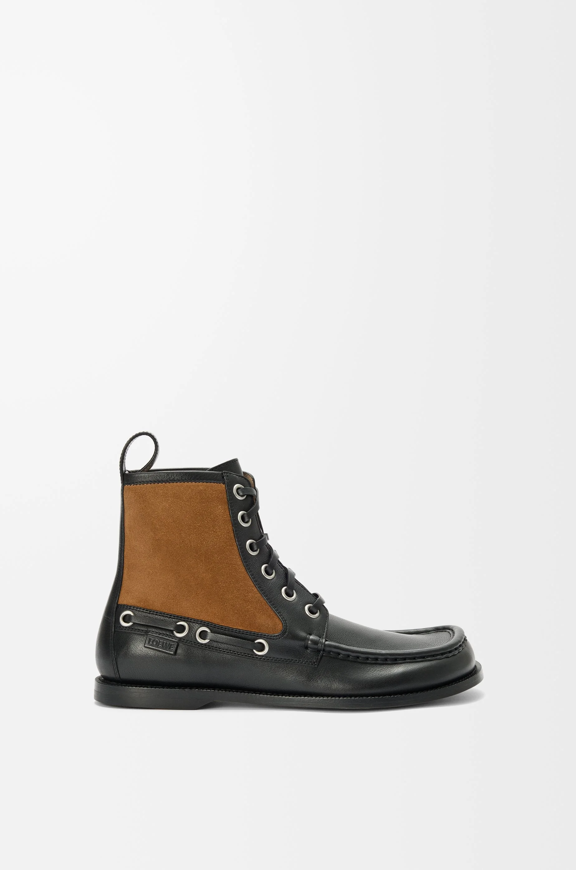 Campo loafer bootie in calfskin and suede calfskin - 1