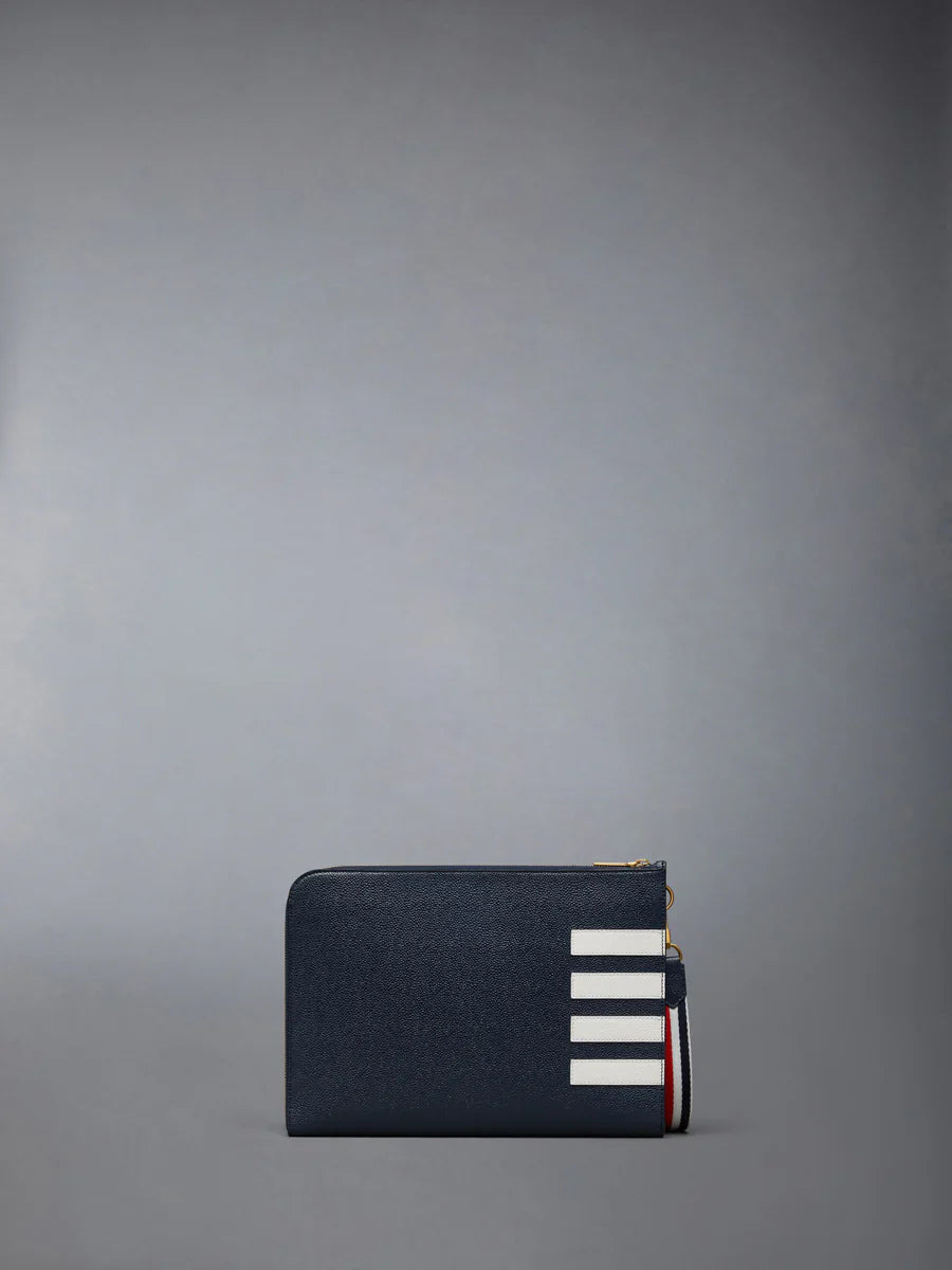 Pebble Grain 4-Bar Gusset Folio Men - 2