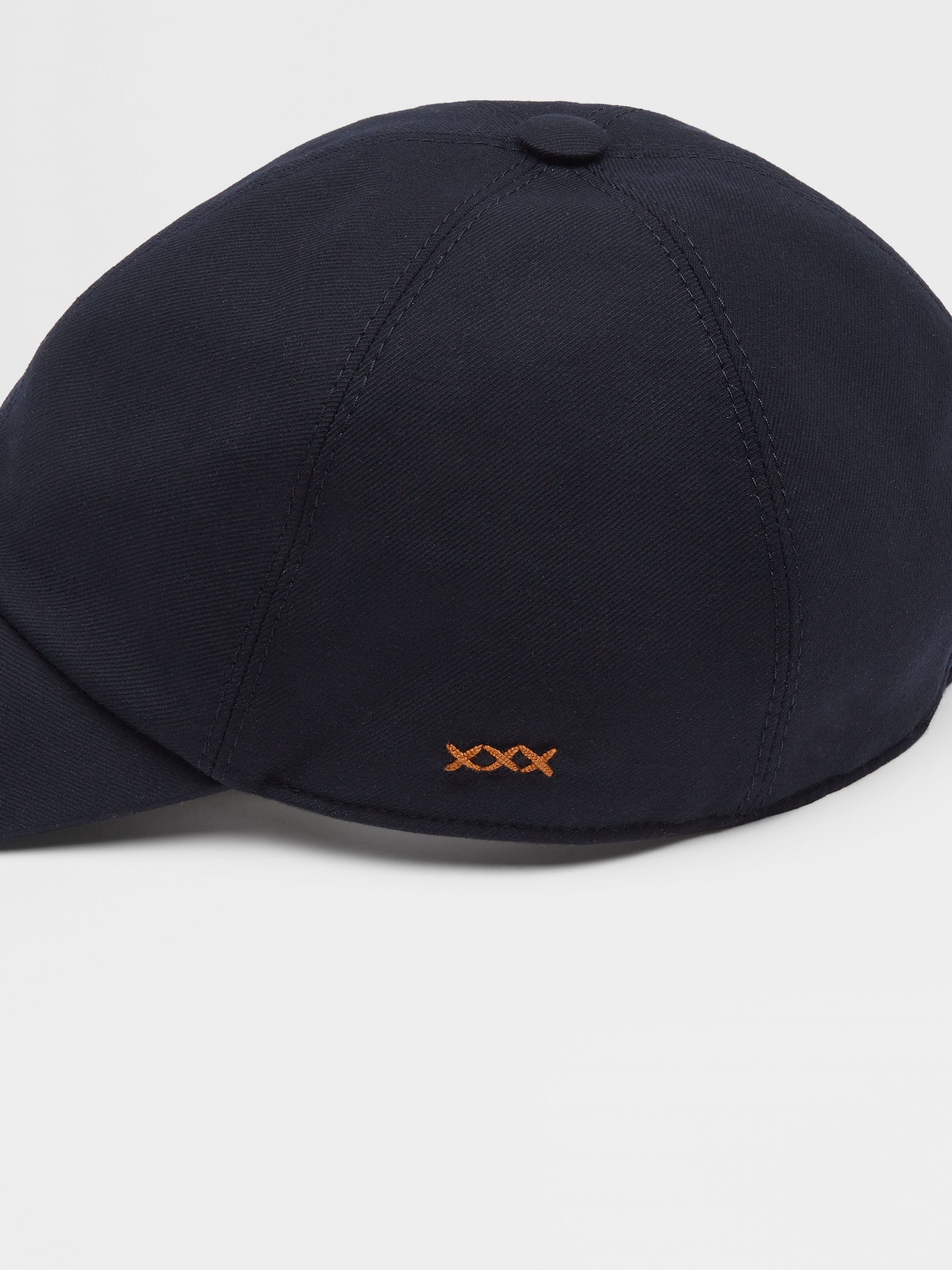 DARK BLUE 12MILMIL12 WOOL BASEBALL CAP - 2