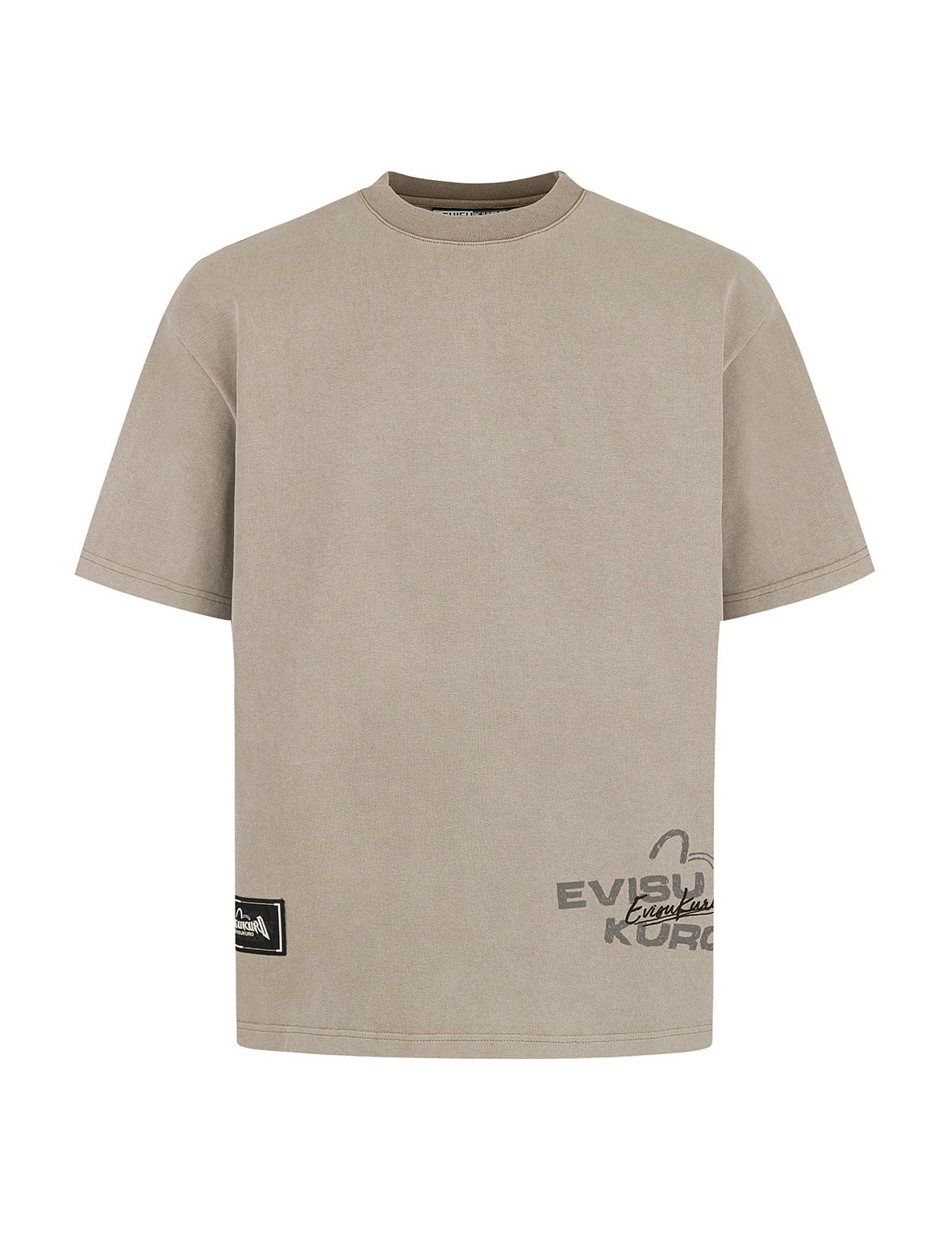 Seagull Embroidery and Print Regular Fit T-shirt - 10