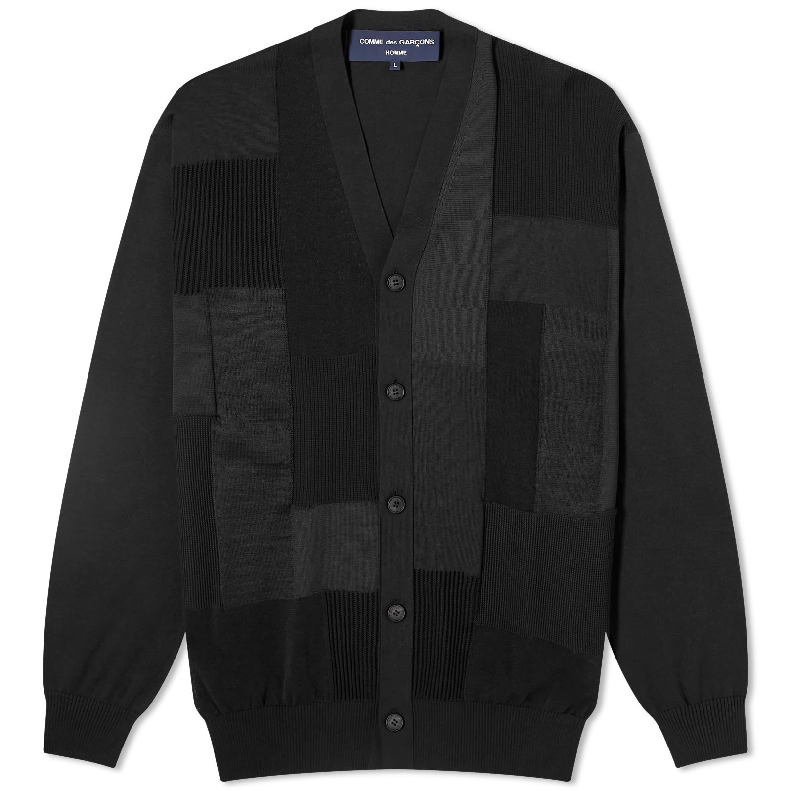 Comme des Garçons Homme Patchwork Cardigan - 1