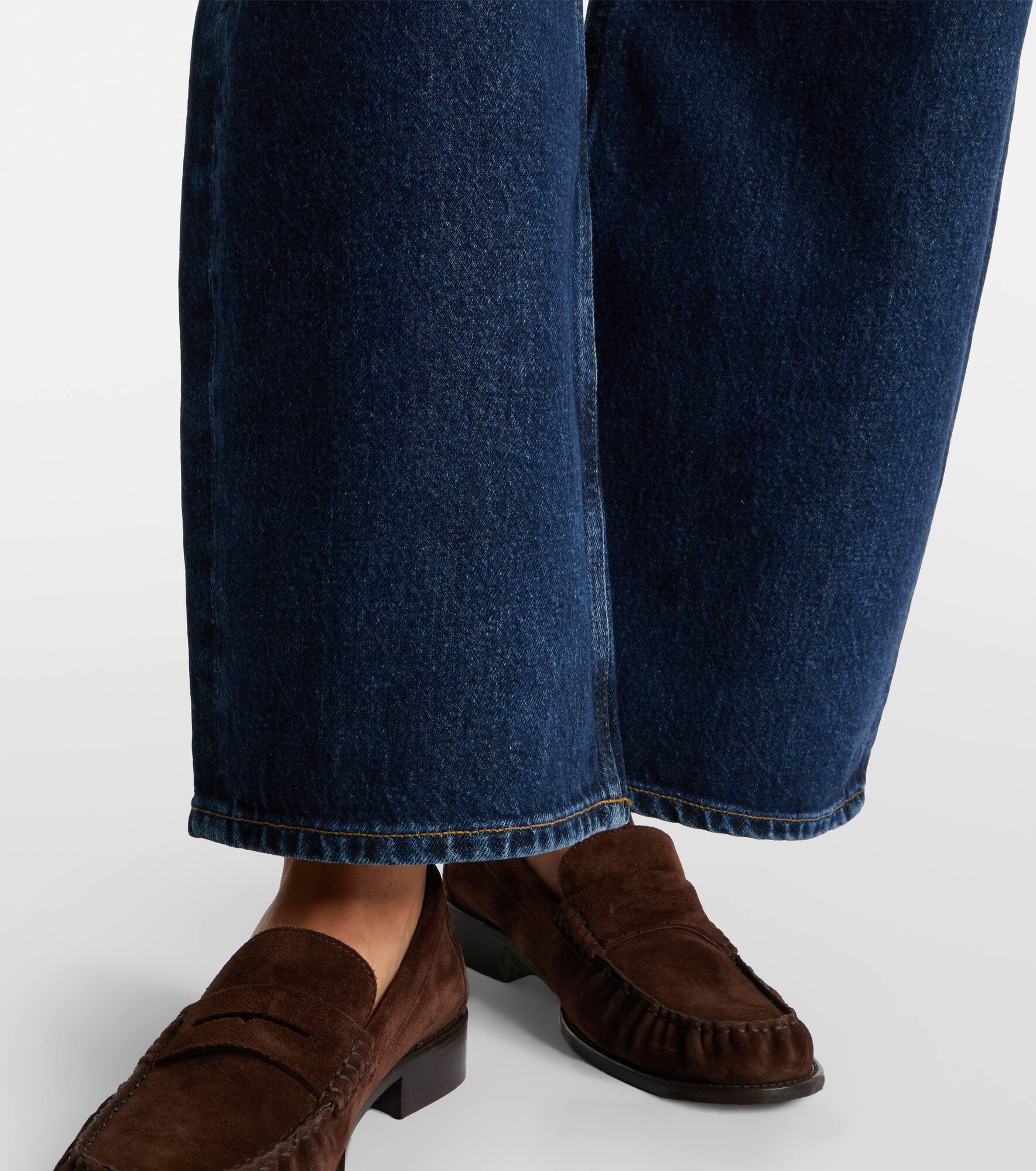 Low Curve cropped mid-rise barrel-leg jeans - 5