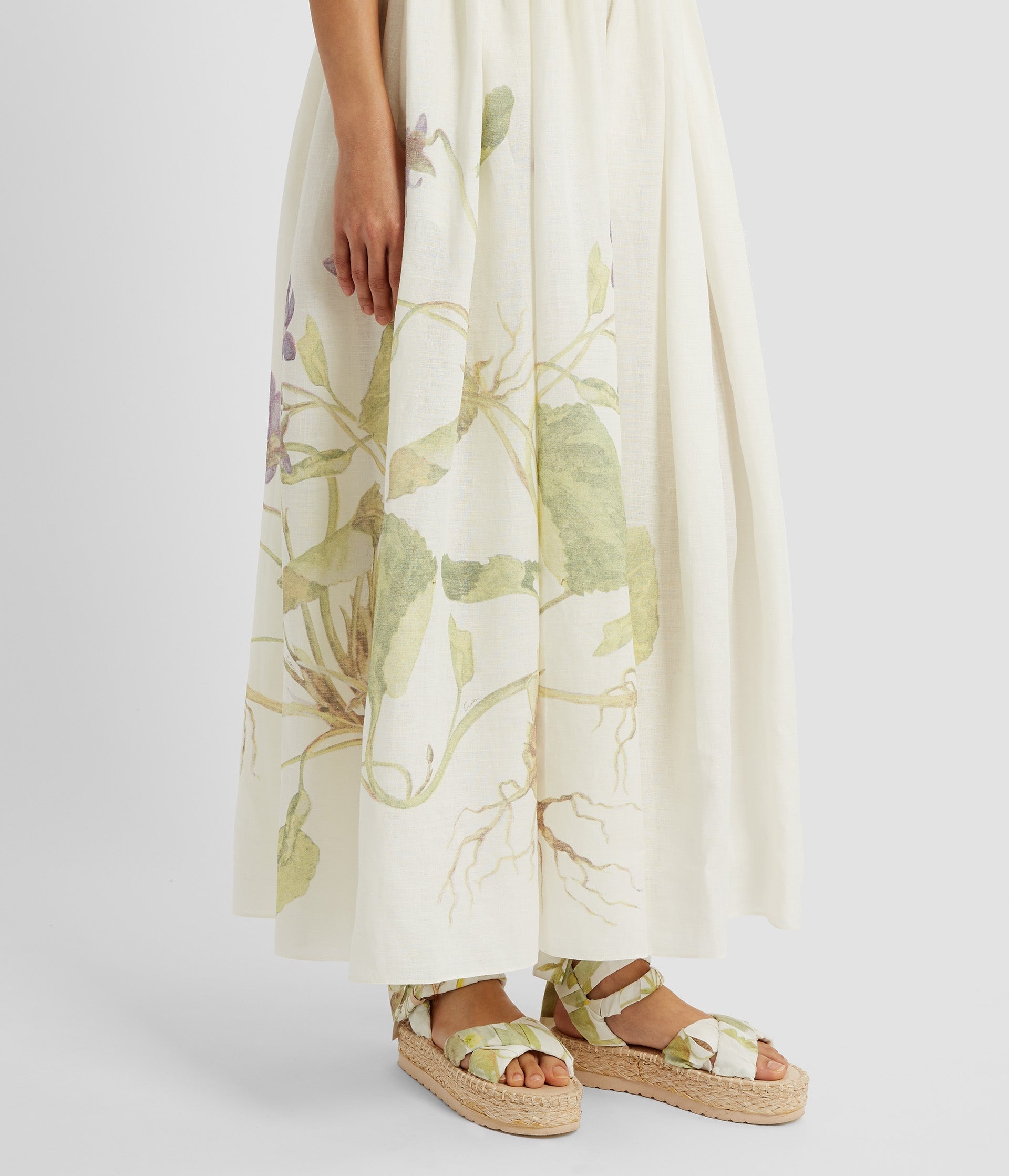 STRAPPY FIT AND FLARE DRESS - 4