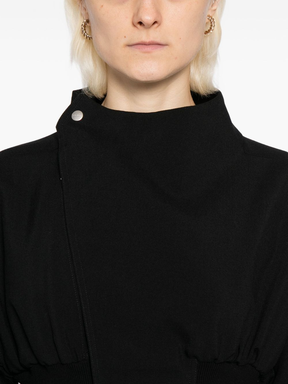 cropped wool jacket - 5