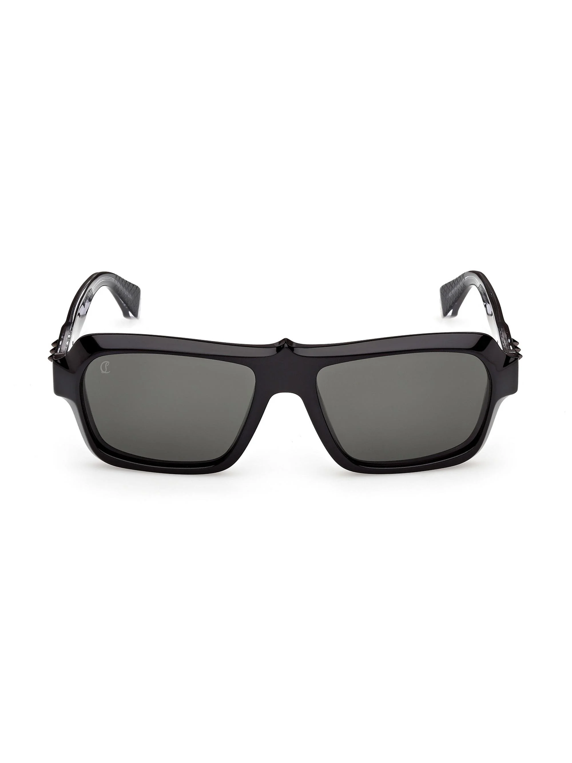 Men's Our Georges 56MM Rectangular Sunglasses - Black Smoke - 1