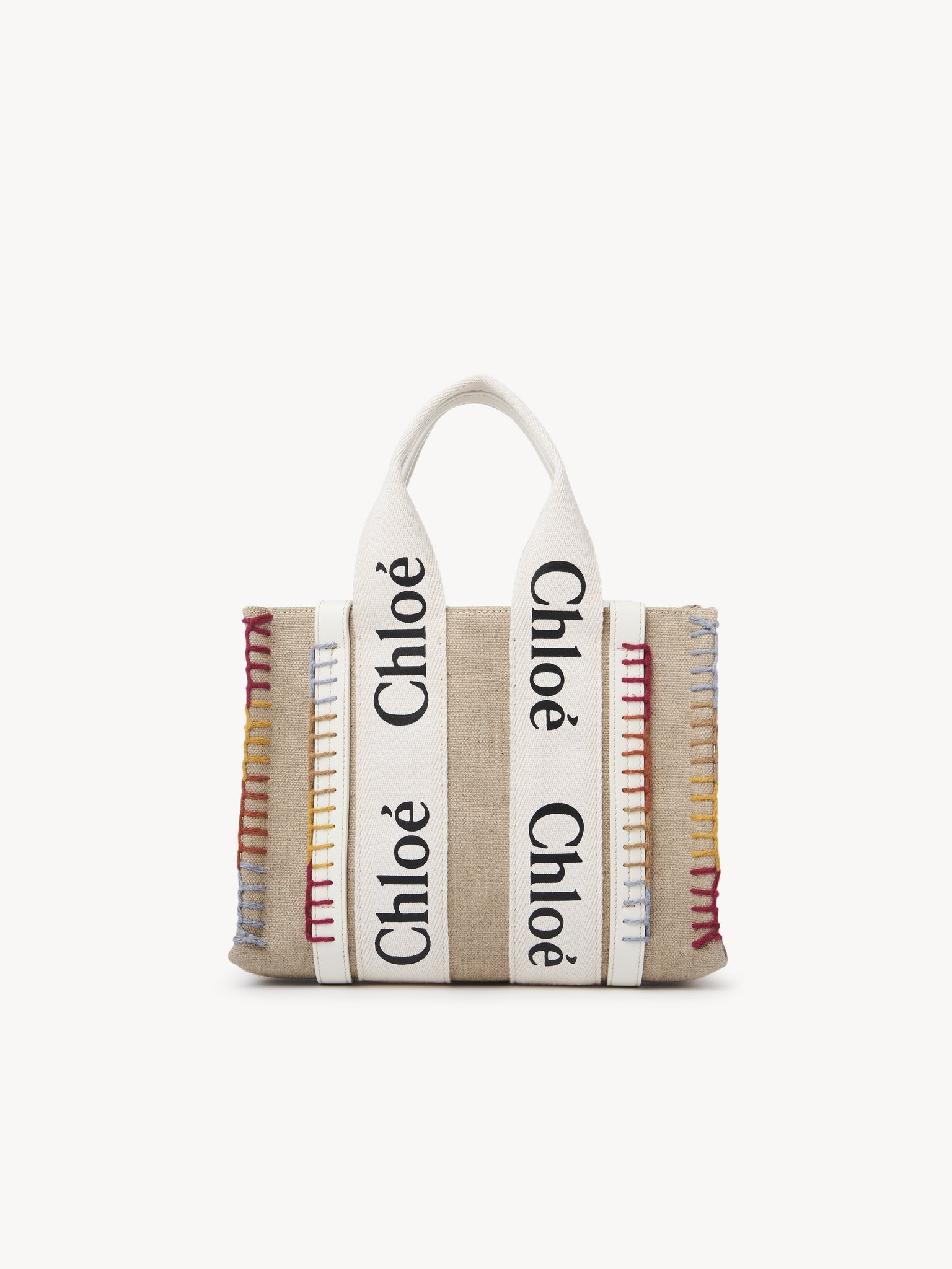 Chloé SMALL WOODY TOTE BAG | REVERSIBLE