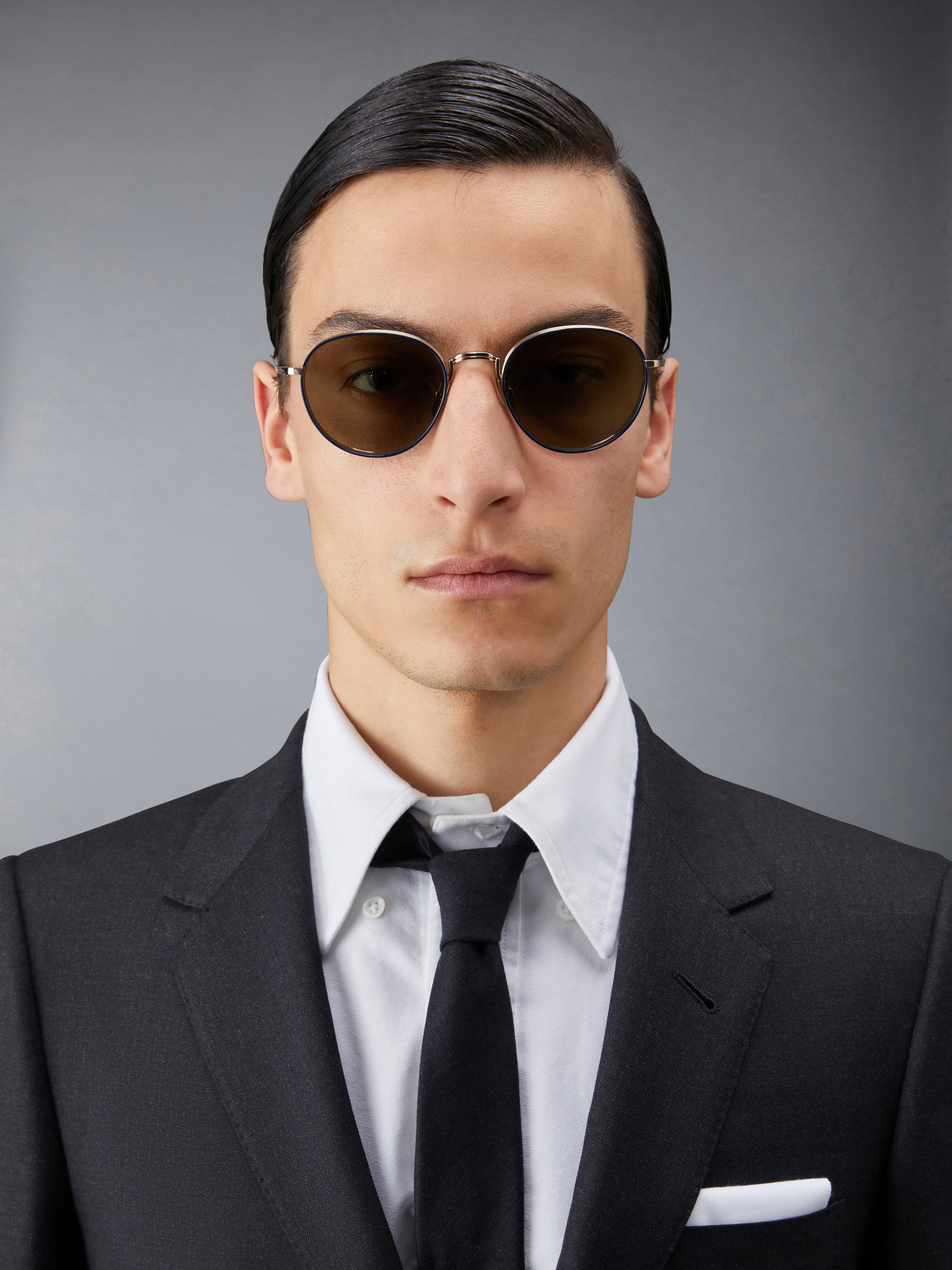 TITANIUM ROUND SUNGLASSES - 2