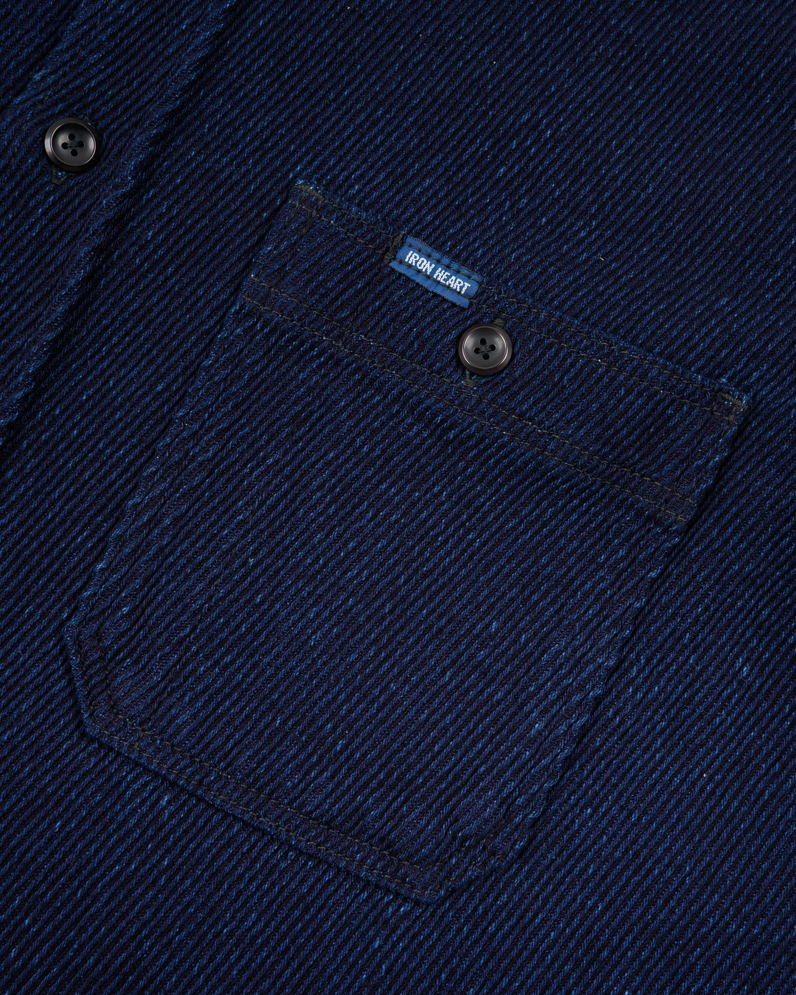 IHSH-288-IND 14oz Kersey Work Shirt - Indigo - 8
