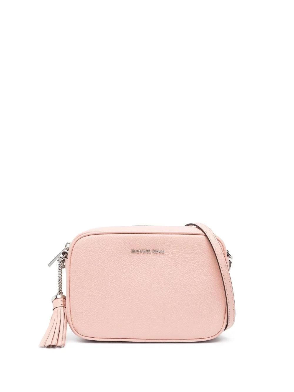 logo-lettering leather crossbody bag - 1