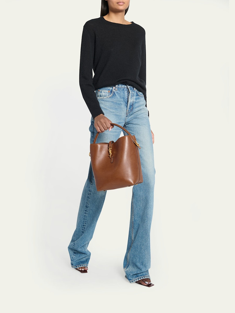 SAINT LAURENT Le 37 YSL Bucket Bag in Smooth Leather outlook