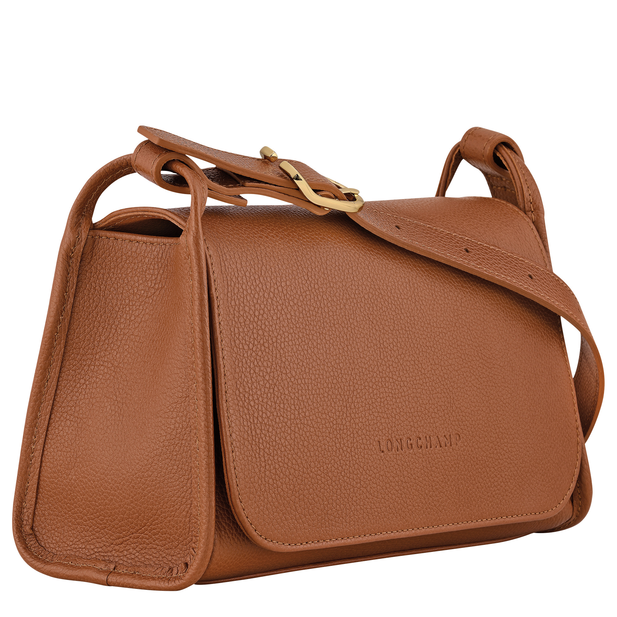 Le Foulonné M Crossbody bag Caramel - Leather - 2