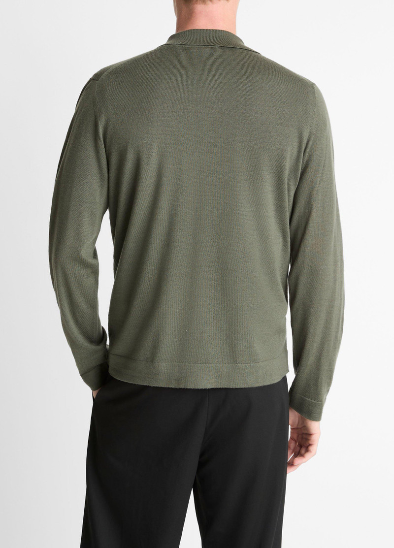 Vince Featherweight Merino Wool-Cashmere Sweater Shirt outlook