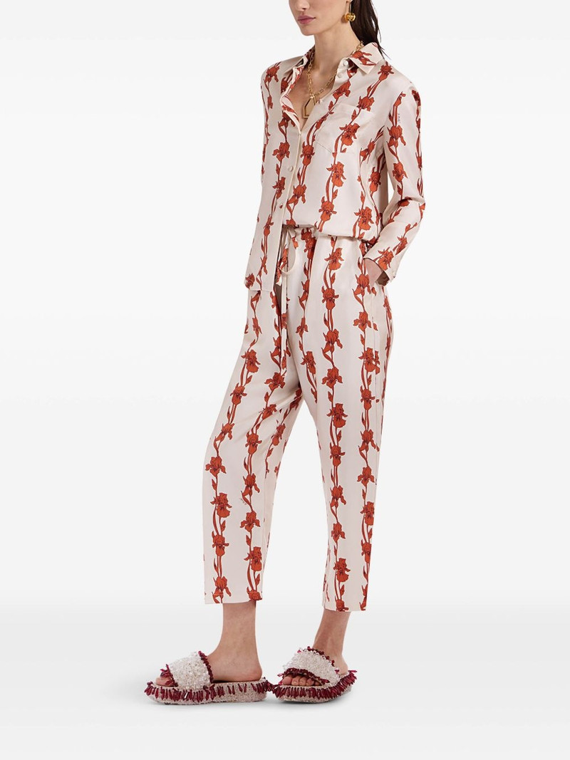 La DoubleJ Iris-print shirt outlook