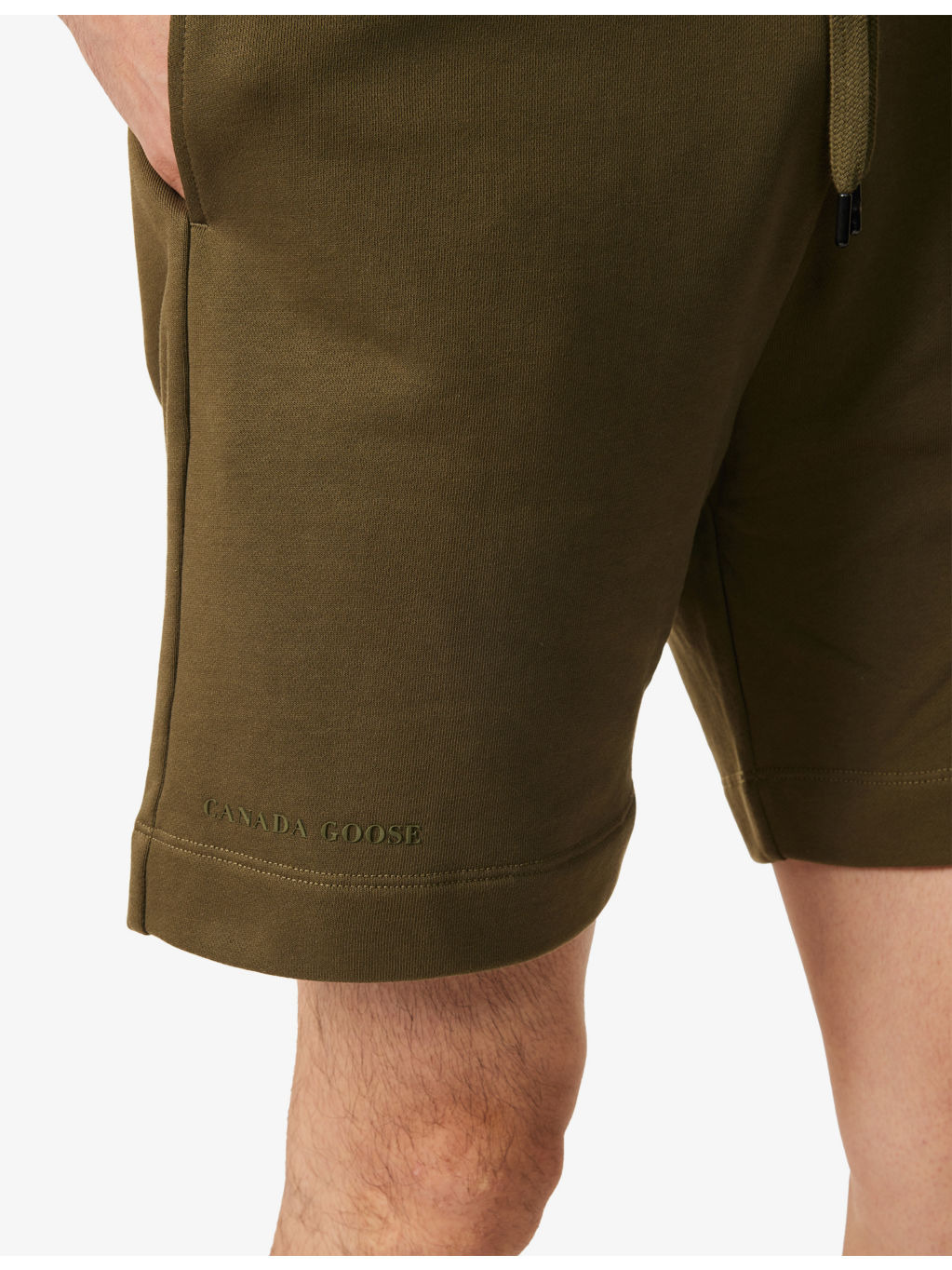 Huron drawstring-waist cotton-jersey shorts - 5