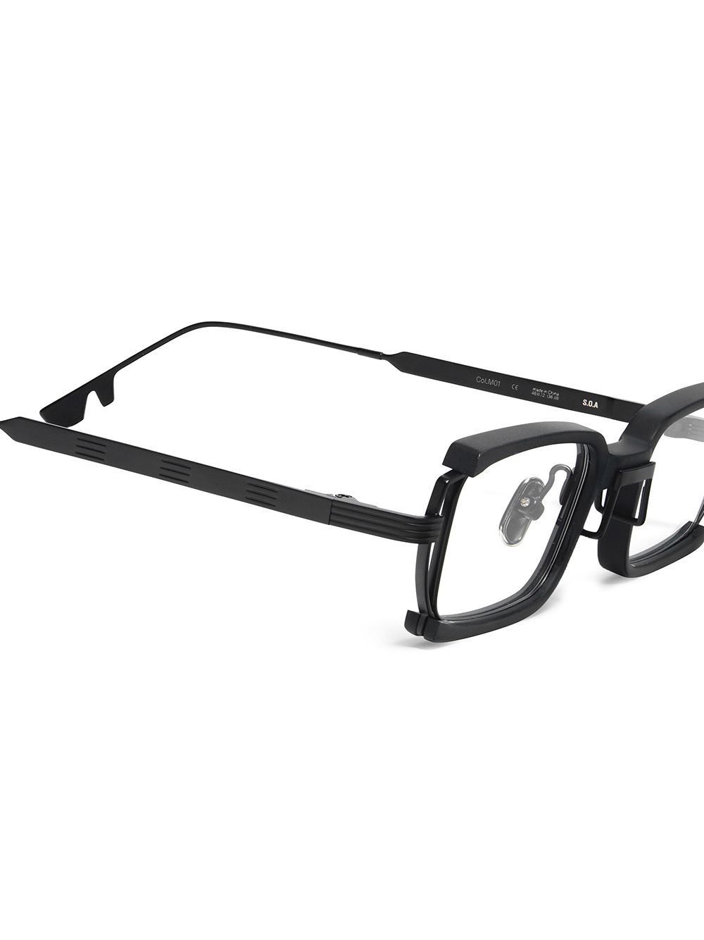 S.O.A M01 rectangle-frame glasses - 3