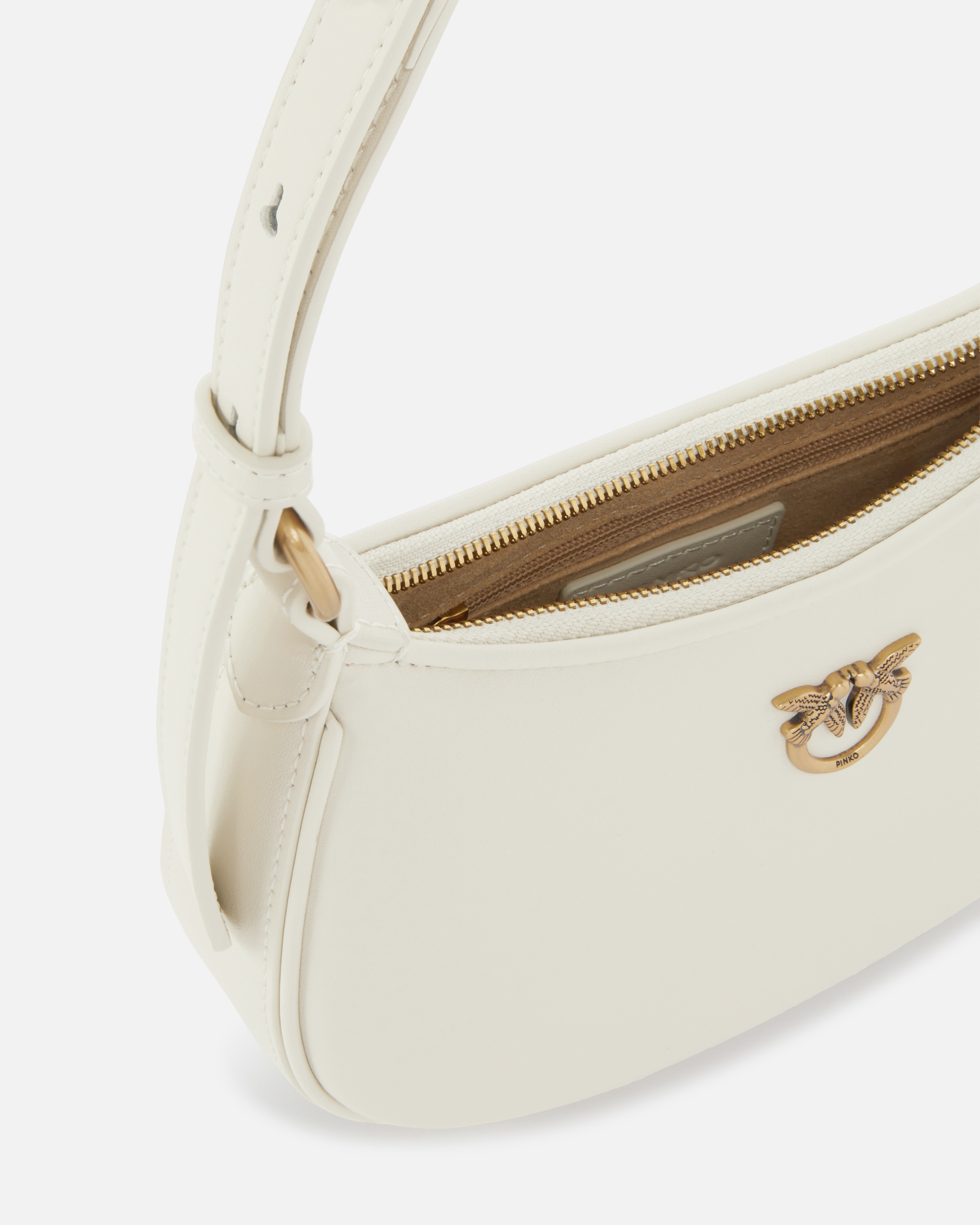HALF MOON BABY LEATHER SHOULDER BAG - 4
