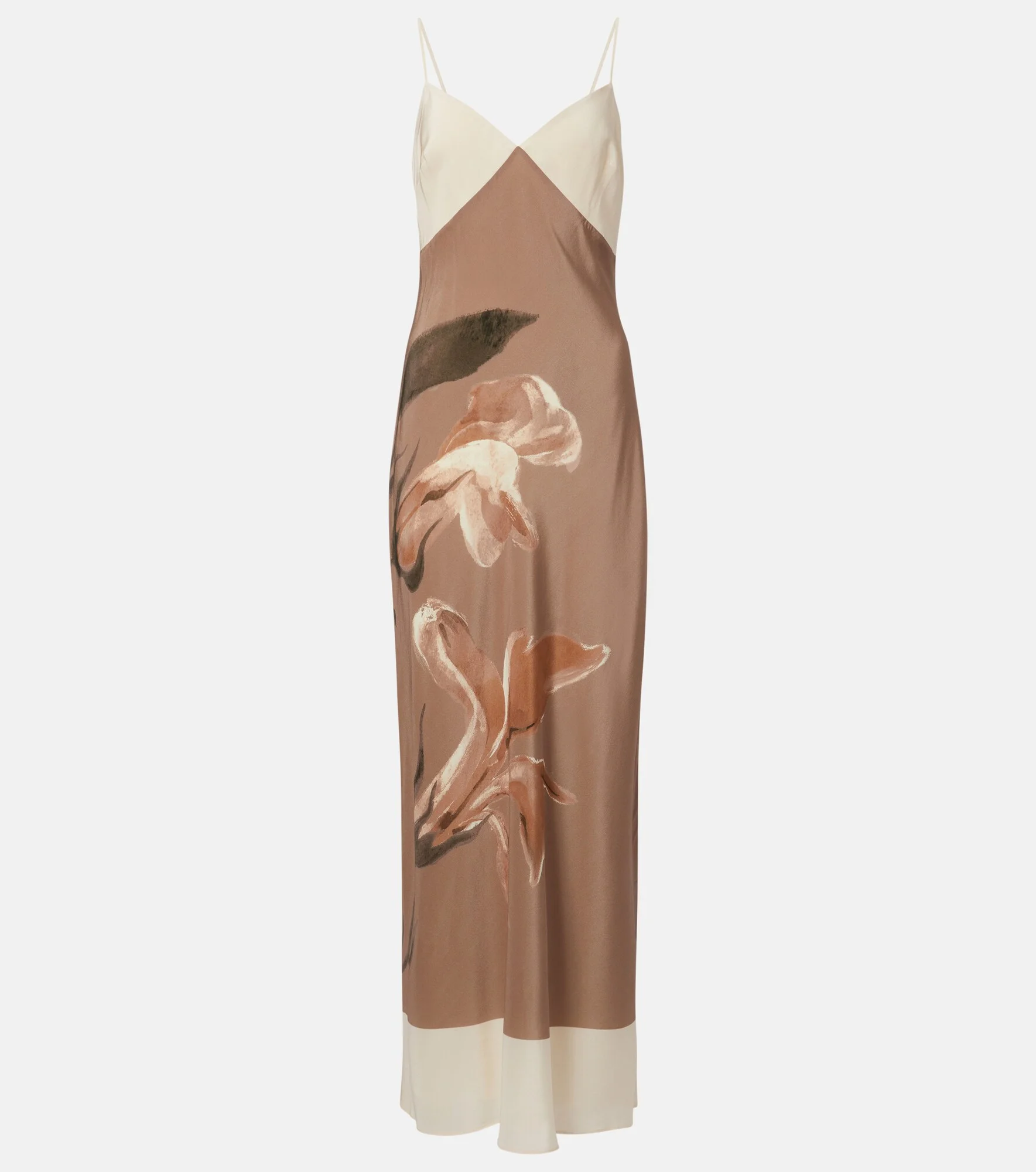 Azaliea floral silk max dress - 1