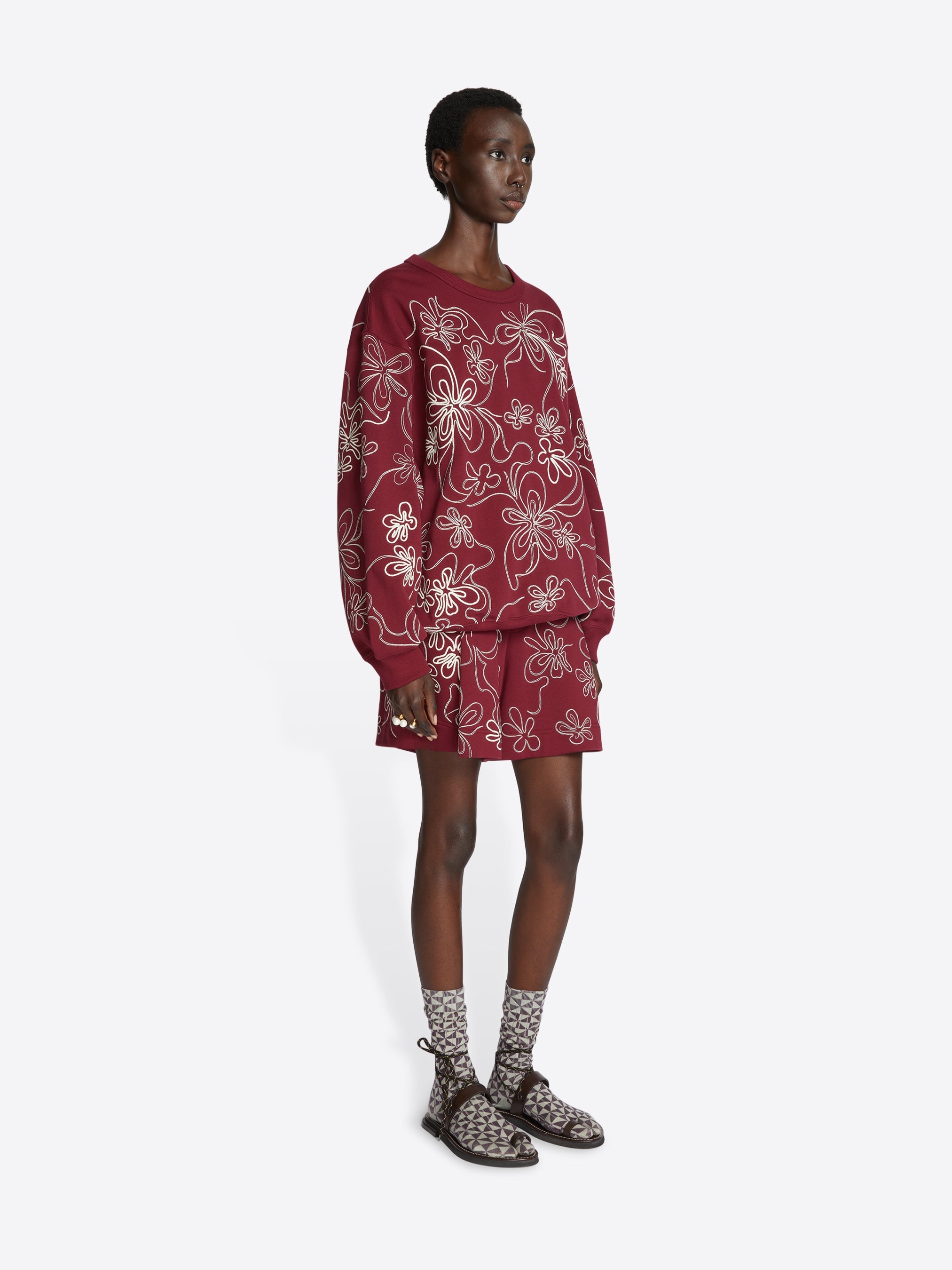 EMBROIDERED SHORTS - 3