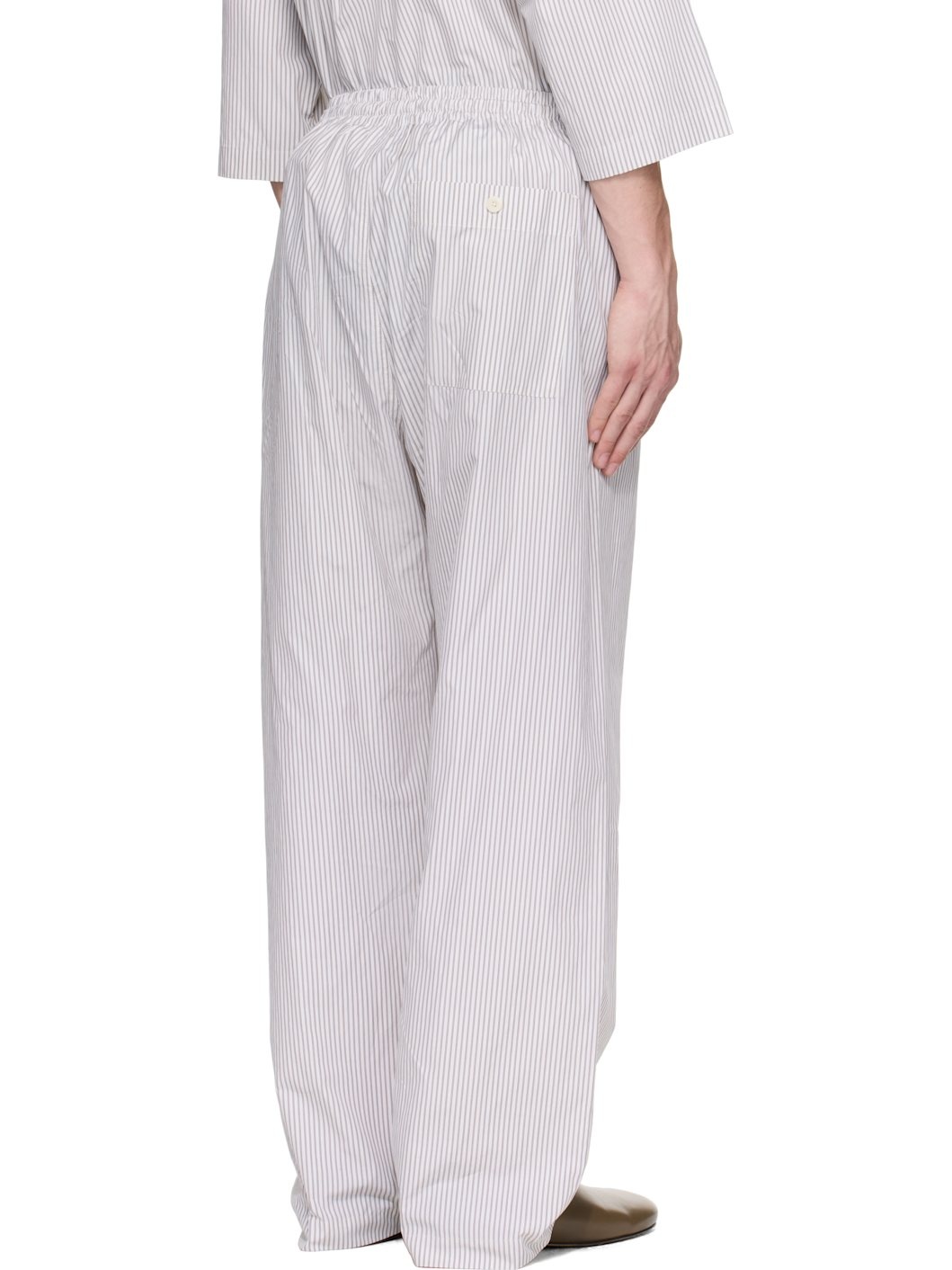 White Pyjama Trousers - 3