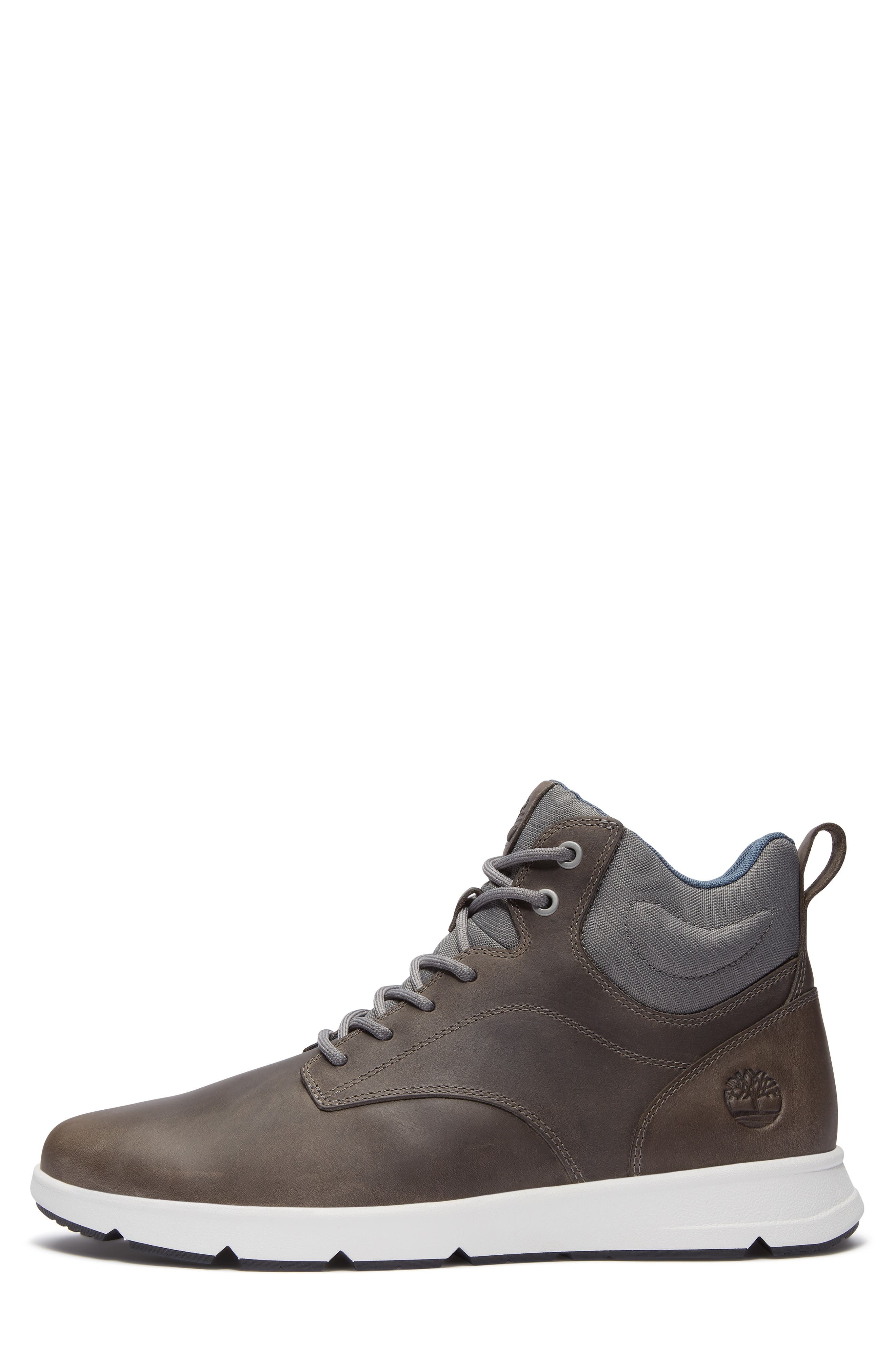 Timberland Parker Street High Top Sneaker in Dark Grey Full Grain at Nordstrom - 9
