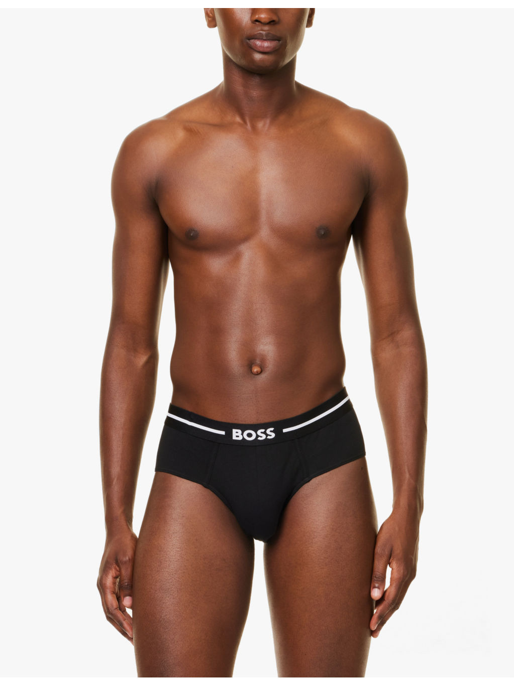 Branded waistband stretch-cotton briefs - 2