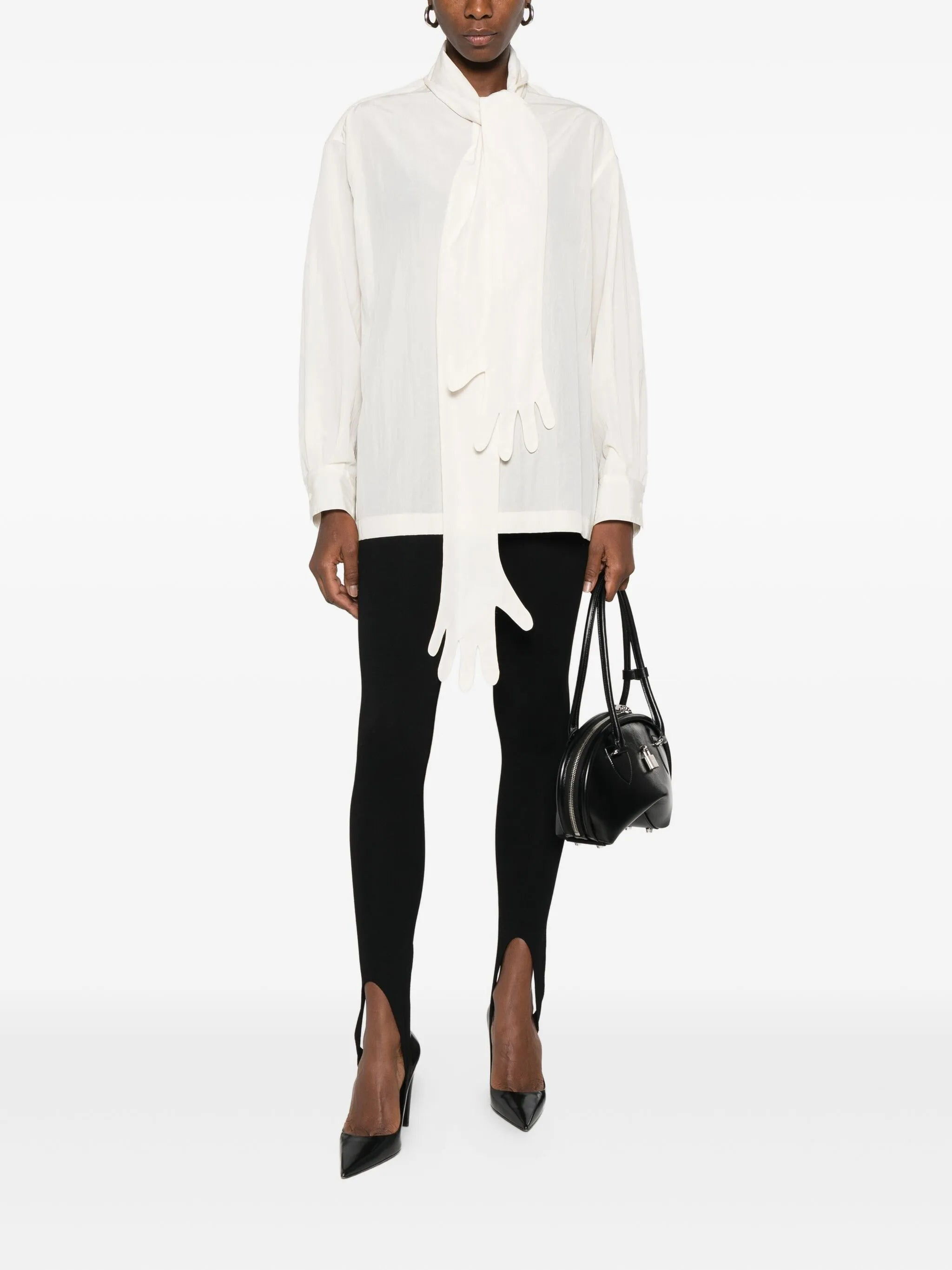 Jean Paul Gaultier Glove-detail Blouse - 3
