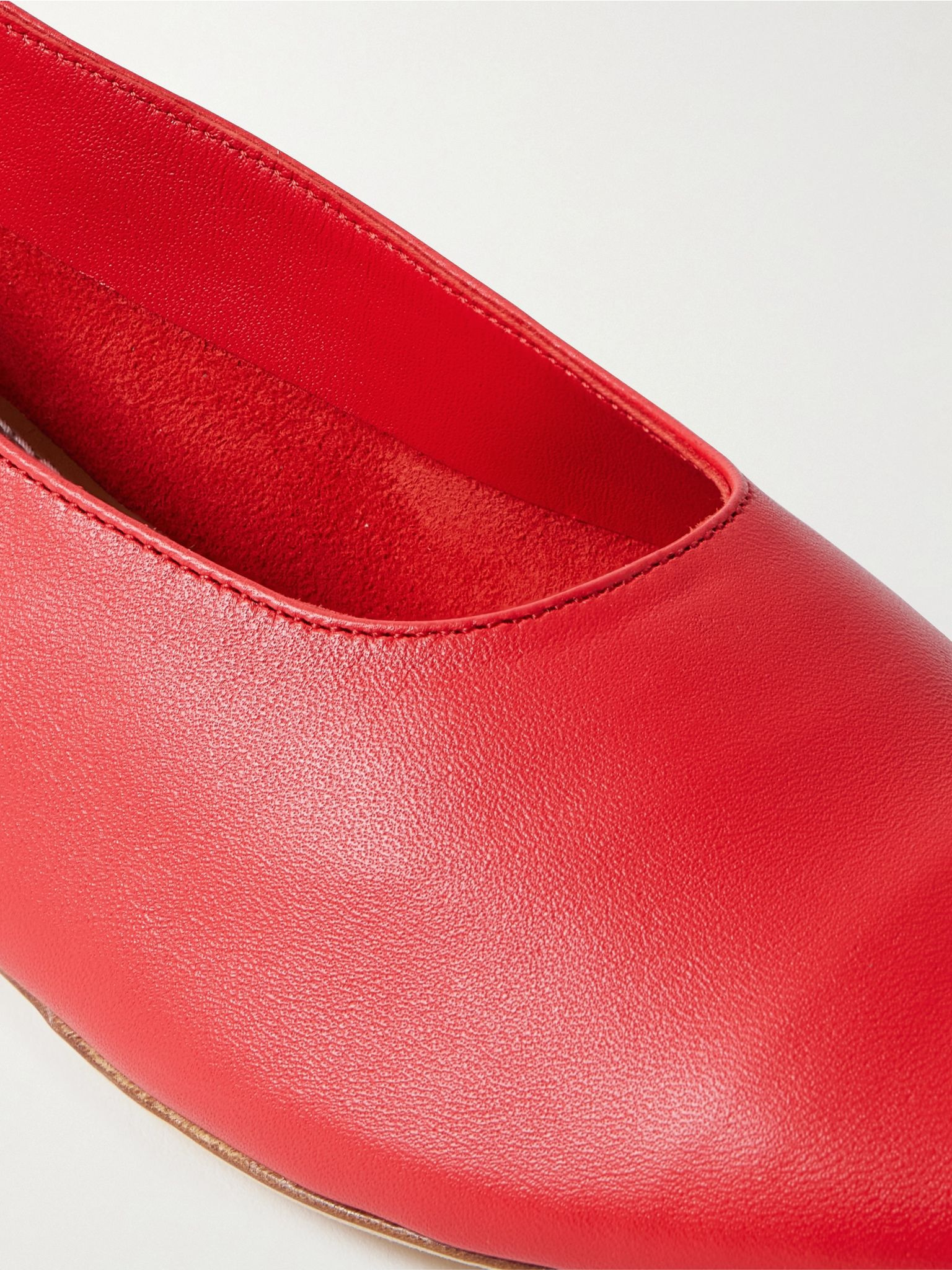 Alba leather ballet flats Red - 4