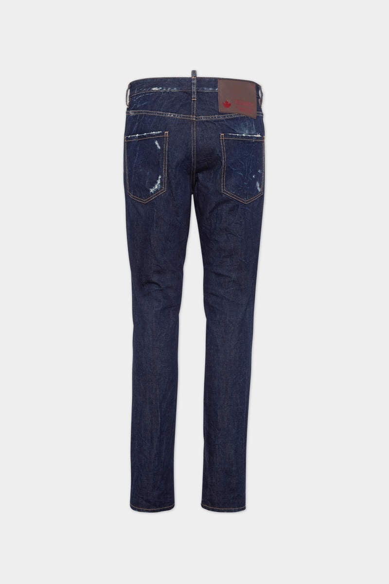DARK CRINKLE WASH COOL GUY JEANS - 2