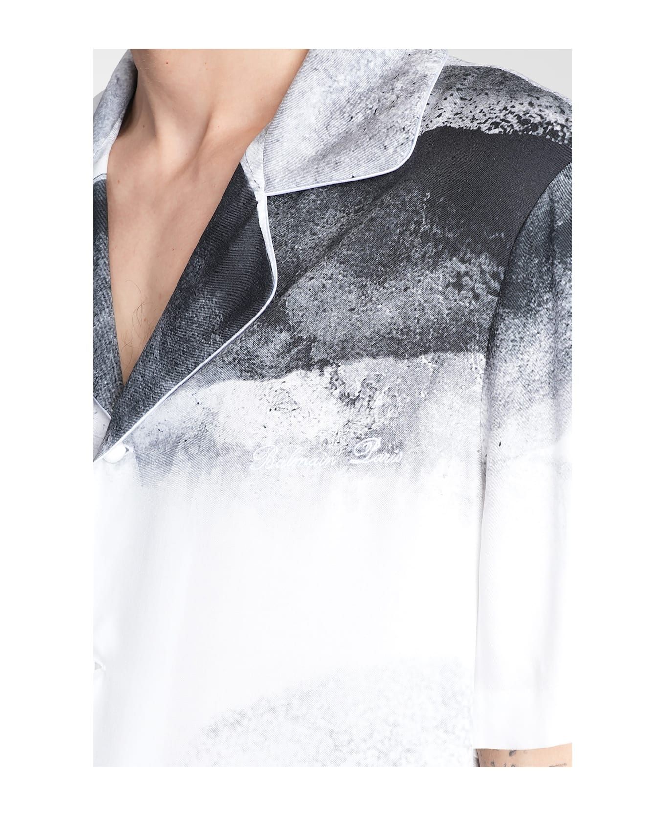 Shirt In White Viscose - 5