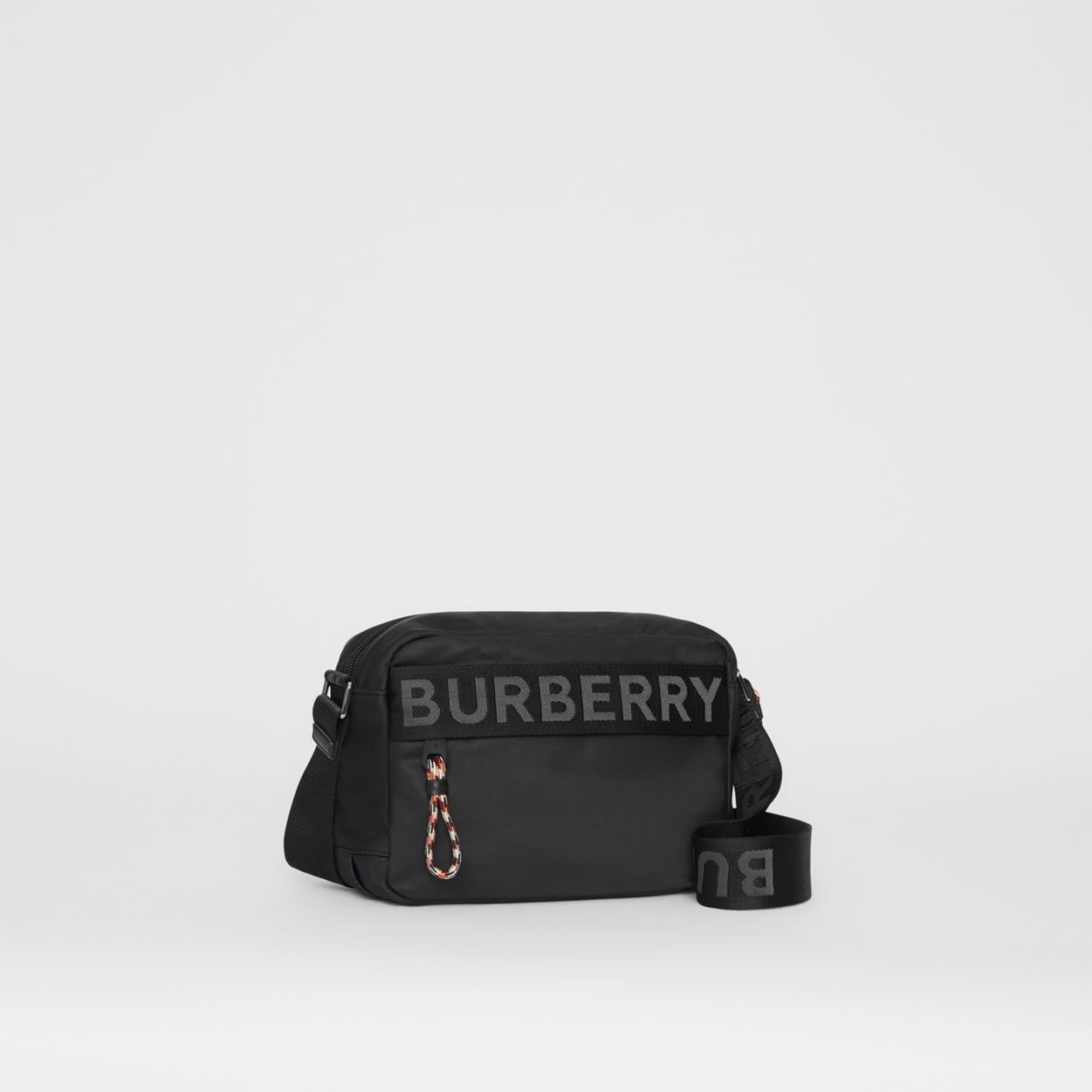 Logo Detail Nylon Crossbody Bag - 9