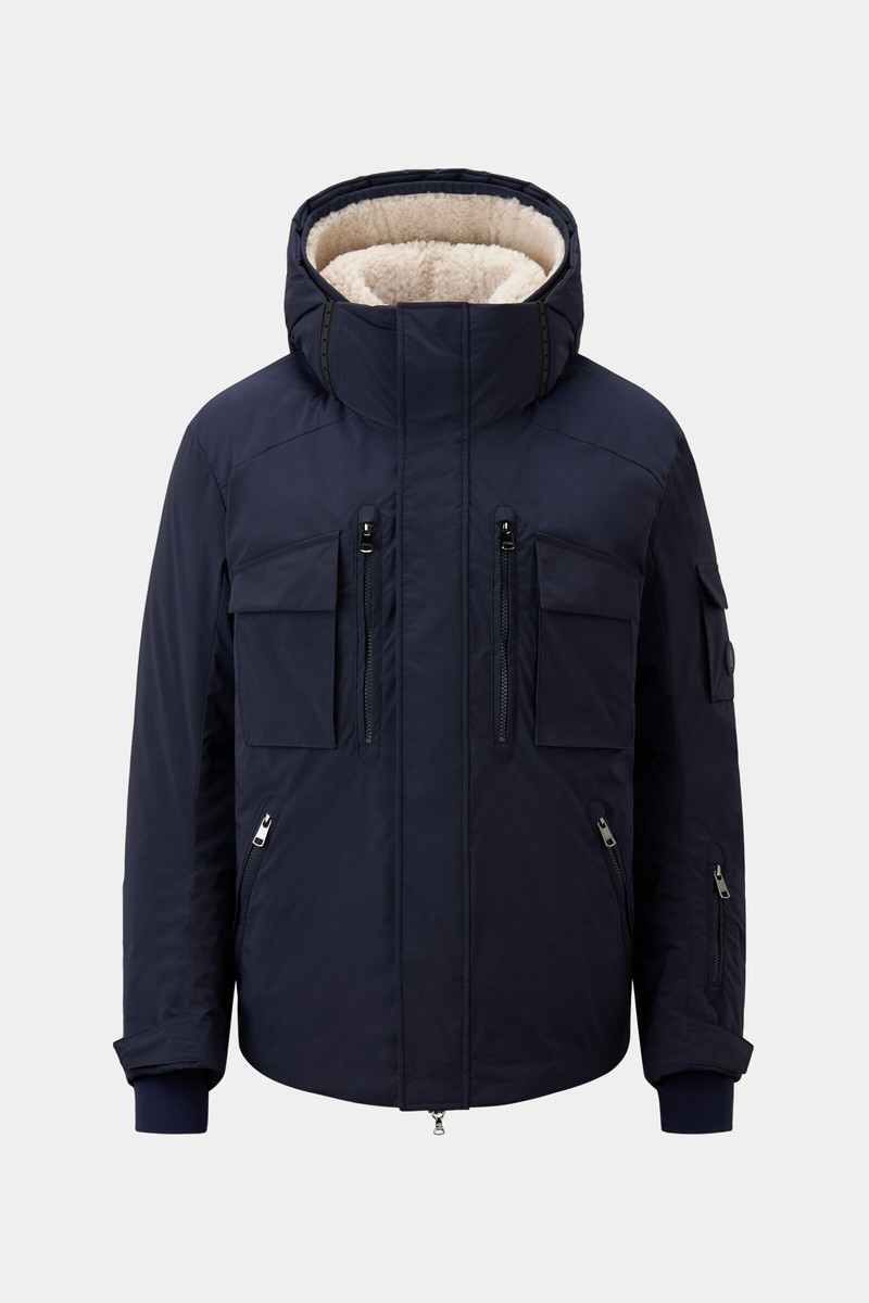 Arne Down ski jacket in Navy blue 1